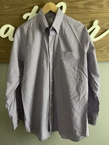Peter Millar Hemd mit Logo-Knöpfen Größe M Lila Langarm. - Bild 1 von 8