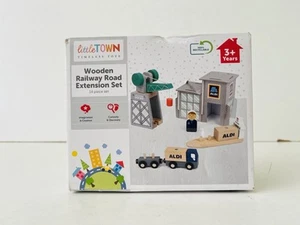 Aldi Little Town Wooden Railway Road Train Extension Set Role Play *Box Opened - Picture 1 of 6