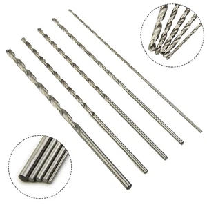 5Pcs HSS Extra Long Drill Bit Set Metal Multi Tools 2/3/3.5/4/5mm 160mm Drilling - Picture 1 of 24