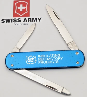 Navaja suiza Victorinox - Descontinuada 74 mm PRINCE - RARA azul liso Alox Foto 1 de 4