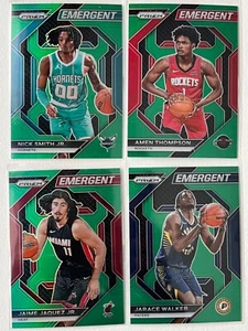 2023-24 Panini Prizm  Emergent Prizm Green Basketball  Pick From List !! - Picture 1 of 8