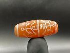 Old Ancient Etch Carnelian Bead with rare Pattern 