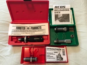 NEW .308 Win. Die set Lot, include, Foster Ultra Microm., RCBS FL 2 Die, Lee FCD - Picture 1 of 9
