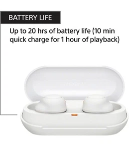 Wireless in-Ear Bluetooth Earbud Headphones with Mic and IPX4 Water Resistance - Picture 1 of 2