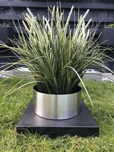 Pflanzschale Schale Grabschale Blumenschale Edelstahl Hochwertig Grabschmuck - Bild 1 von 10
