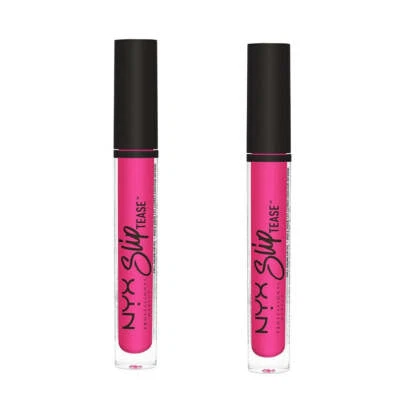 Pack of 2 NYX Slip Tease Full Color Lip Oil, Baecation STLO05 - Image 1 of 4