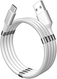 PK01 Magnetkabel, Aufrollbar, Kompatibel Mit Smartphone USB-C, Micro USB Und Pho - Bild 1 von 9