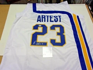 RON ARTEST INDIANA PACERS,ST.JOHNS RED STORM PSA/DNA/COA SIGNED JERSEY - Picture 1 of 2