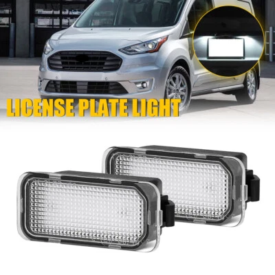 Pair LED Plate License Tag Light Canbus For Ford 2015-2021 Transit 150 250 350HD - Image 1 of 4