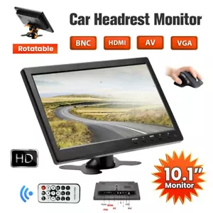 10 "Zoll TFT LCD-Bildschirm BNC AV VGA HDMI CCTV-Sicherheit Für Bus-LKW DC 12V - Bild 1 von 12