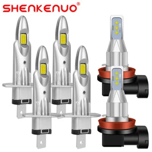 For Acura RSX 2002-2004 LED Headlight High/Low + Fog Light Bulbs Combo 6000K M12 - Picture 1 of 17