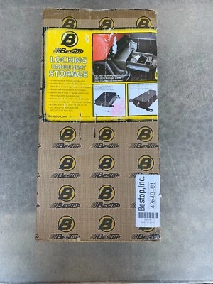 Driver Bestop Underseat Lock Box Jeep Wrangler JK Unlimited 42640-01 - Imagem 1 de 4
