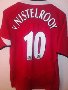 MANCHESTER UNITED 2004-2005 Van Nistelrooy 10 camiseta shirt trikot maillot nike - Picture 1 of 6
