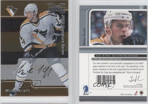 2002-03 ITG Be A Player Signature Series 2001-02 Buybacks Gold Milan Kraft Auto