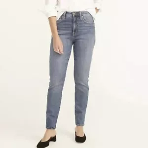 J Crew Curvy Vintage Slim Straight Jean Warm Surf Wash Denim Size 37 / 24W New - Picture 1 of 12
