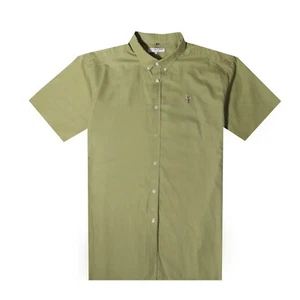 U.S. Polo Assn Shirt 2XL Khaki Green Short Sleeve Casual Men's Top - Picture 1 of 8
