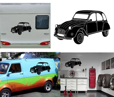 AUFKLEBER JOSELUIS Vinyl Aufkleber Citroen 2 CV. Außenhaltbarkeit Mehr Als 7 Jahre