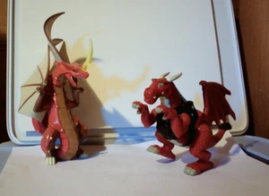 Fisher Price - Imaginext - Winged Red Dragon / Upright Posed Red Dragon - Bild 1 von 2