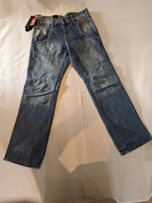 Vintage Crosshatch Raw Series 00.55 Jeans, BNWT, 30W 32L, circa early 2000's - Image 1 of 4