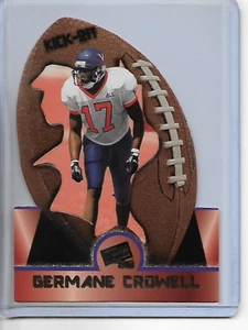 1998 Press Pass Germaine Crowell Kick-Off Die-Cut Insert Card - Picture 1 of 1