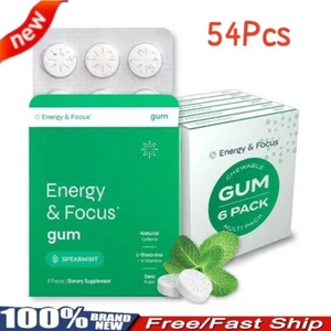 Mint Candy Tablets-Energy & Focus Gum-Spearmint-Dietary Supplement - 54 PCS - Bild 1 von 10
