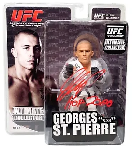 Georges St-Pierre autographed signed action figure UFC JSA Witness GSP Jiu-Jitsu - Picture 1 of 3