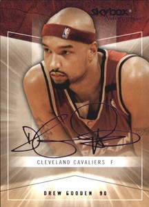 2004-05 Skybox Autographics Insignia 25 Basketball Card #38 Drew Gooden /25