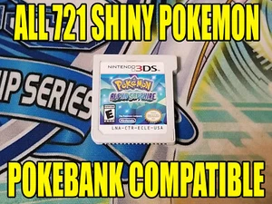 Pokemon Alpha Saphir Alle 721 glänzenden Pokemon - Pokemon Bank kompatibel! - Bild 1 von 8