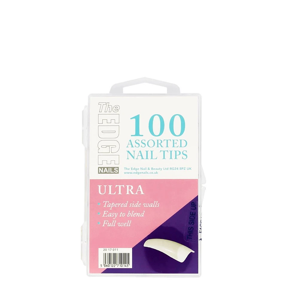The Edge Nails Ultra Tips x 100 Assorted - Imagen 1 de 1