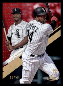 2019 Topps Gold Label Eloy Jimenez #16/50 Rookie Class 2 Red #98 Baseball Card