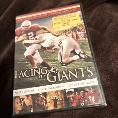 Facing The Giants Collector's Edition DVD 2007 Football Faith. NEW SEALED. - Image 1 of 4