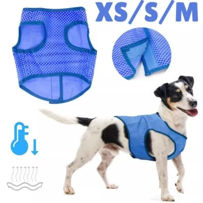 Pet Dog Cooling Vest Summer Outdoor Breathable Anti Heat Cool Jacket Coat XS/S/M - Image 1 of 4