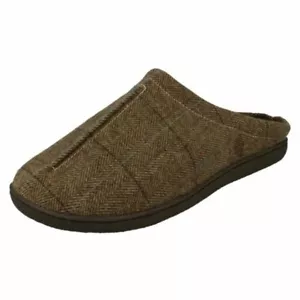 Mens Cushion-Walk Mule Slippers - Gary - Picture 1 of 10