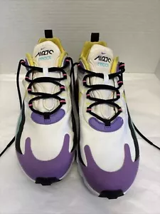 Nike Air 270 React Multicolor AO4971-101 scarpe da corsa uomo taglia 8 UK 7 EU 41 - Foto 1 di 9