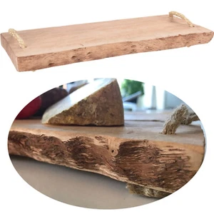 XL Nature Schneidebrett Echt-Holz 50x20cm Vesperbrett Schneidbrett Deko-Tablett - Bild 1 von 5
