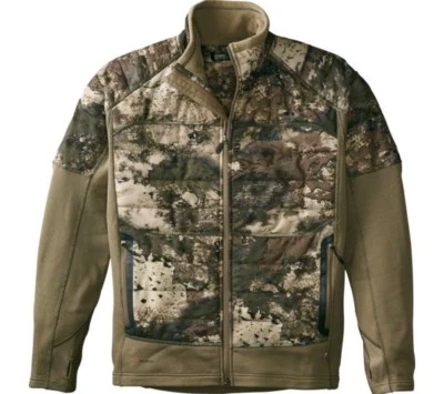 Cabela's INSTINCT Men's Hybrid Puff PrimaLoft 100g Hunting Jacket O2 Octane Camo - Image 1 of 4