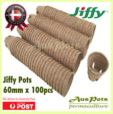 6cm Jiffy PLASTICA ALTERNATIVO Fyba plant pot PK 10