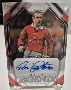 2023-24 Panini Prizm Club Legends Auto - Eric Cantona - Manchester United - Zdjęcie 1 z 3
