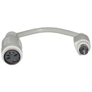 6in AT to PS/2 Keyboard Adapter Din5 Female to PS/2 Male 6inch 10I5-013HF - Picture 1 of 1