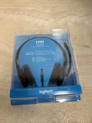  Logitech H151 Stereo Multi Device Headset with In Line Controls New - Image 1 of 4