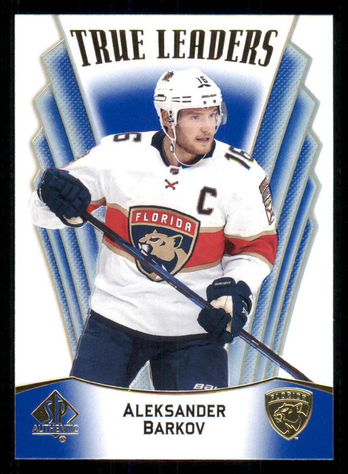 2021-22 SP Authentic True Leaders Blue #TL10 Aleksander Barkov - Image 1 of 2