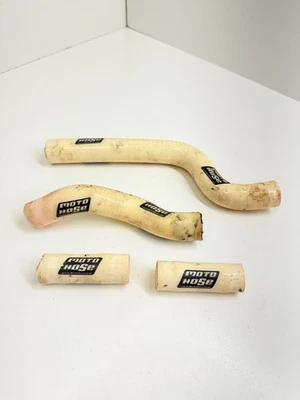 2002 - 2025 Yamaha YZ250 Radiator Hose Kit Hoses No Clamps White - Image 1 of 4