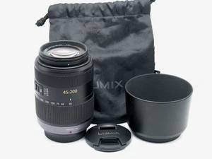 Panasonic Lumix 45-200mm F4.0-5.6 Micro Four Thirds Lens M/43 MFT Zoom Telephoto - Picture 1 of 14