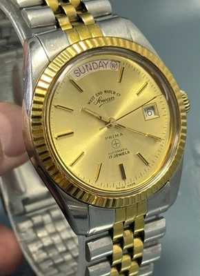 Reloj West End Co Sowar Prima Automático 17 Joyas Para Hombre Dos Tonos Dorado/Plateado Foto 1 de 4
