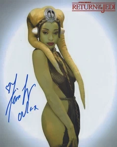 FEMI TAYLOR in THE RETURN OF THE JEDI as Oola. COA. In Pers. 10"x8" #1006 - Picture 1 of 1