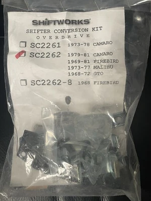 SC 2262 -Shiftworks Shifter Conversion Kit - GM Camaro, Firebird, GTO - Complete - Image 1 of 4