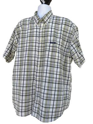 Camisa de mezclilla Karl Kani vintage de los 90 para hombre informal a rayas con botones XL Hong Kong Foto 1 de 4