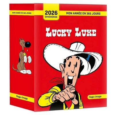 Calendrier éphéméride Lucky Luke, Mon année en 365 jours (2026) - Photo 1/2