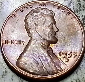 (Sept25) 1959 D Error RPM Lincoln Cent - Picture 1 of 6