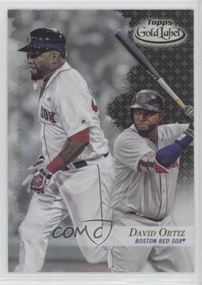 2017 Topps Gold Label Class 3 Black David Ortiz #72 HOF - Image 1 of 2